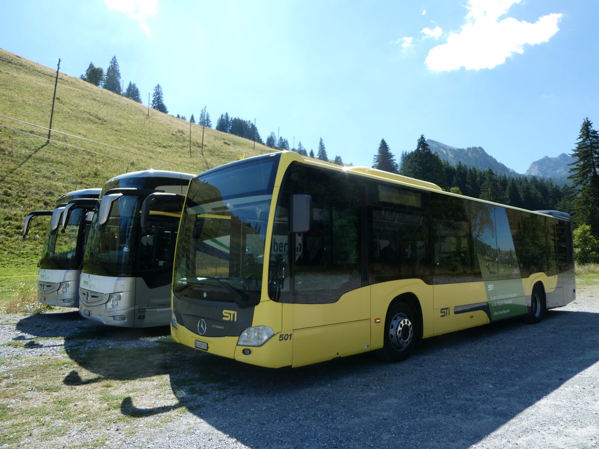 (254'135) - STI Thun - Nr. 501/BE 408'501 - Mercedes am 22. August 2023 auf der Grimmialp