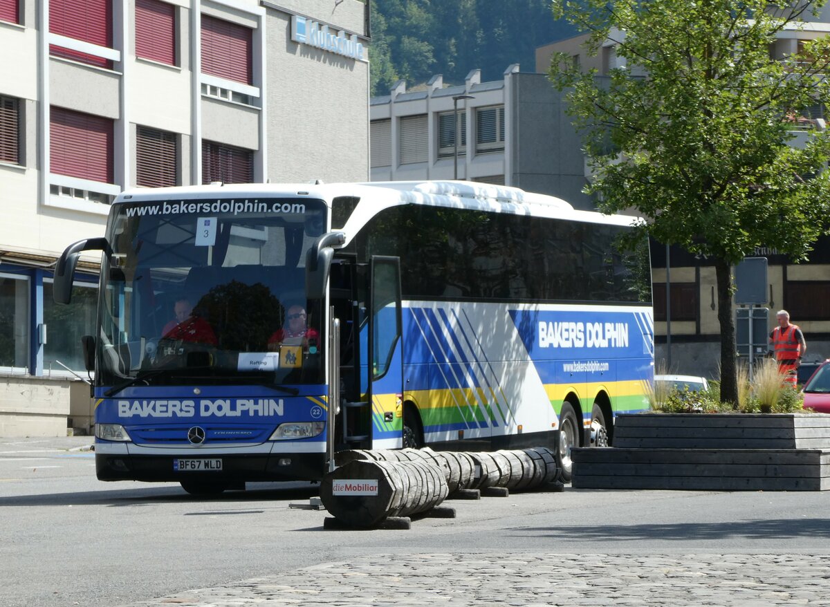 (254'161) - Aus England: Barker Dolphin, Bristol - Nr. 22/BF67 WLD - Mercedes am 23. August 2023 in Thun, Berntorplatz