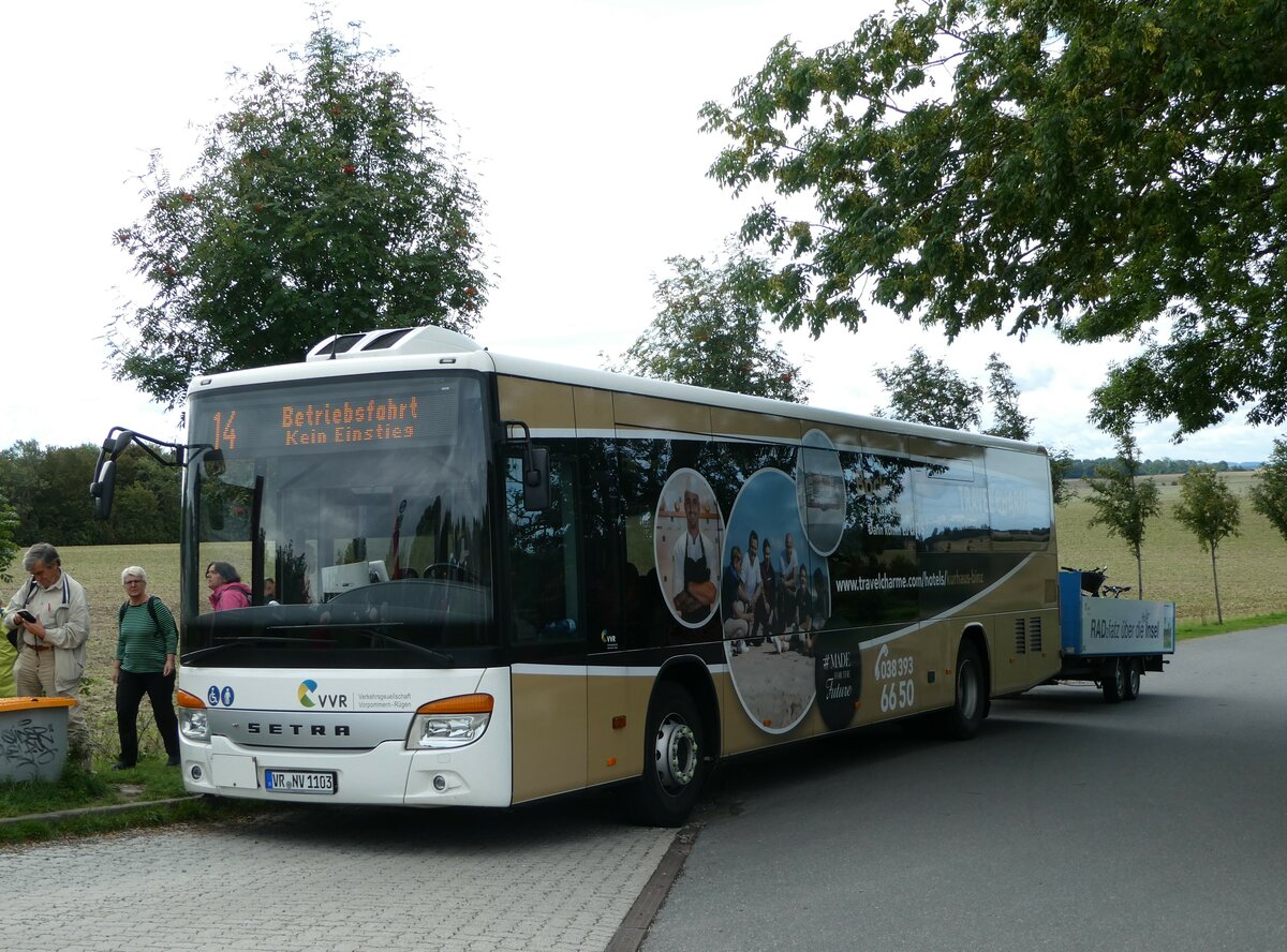 (254'537) - VVR Grimmen - VR-NV 1103 - Setra am 1. September 2023 am Kap Arkona