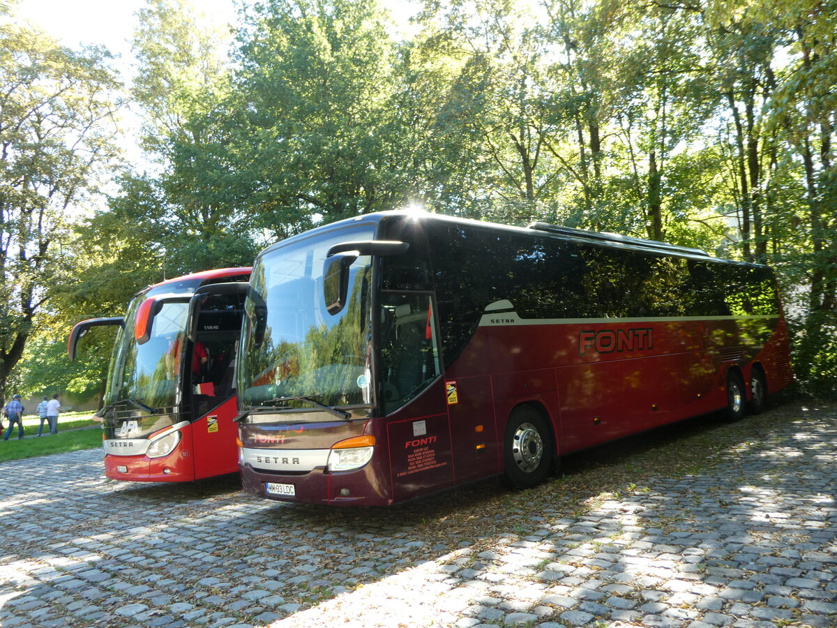 (254'759) - Aus Rumnien: Fonti, Baia Mare - MM 33 LDC - Setra am 4. September 2023 in Memmingen, Parkplatz