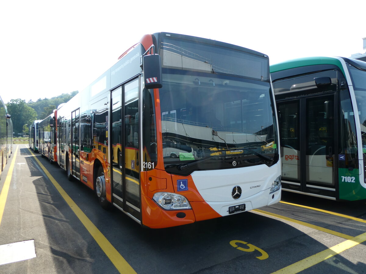 (254'980) - Odier, Plan-les-Ouates - Nr. 2161 - Mercedes am 9. September 2023 in Winterthur, Daimler Buses