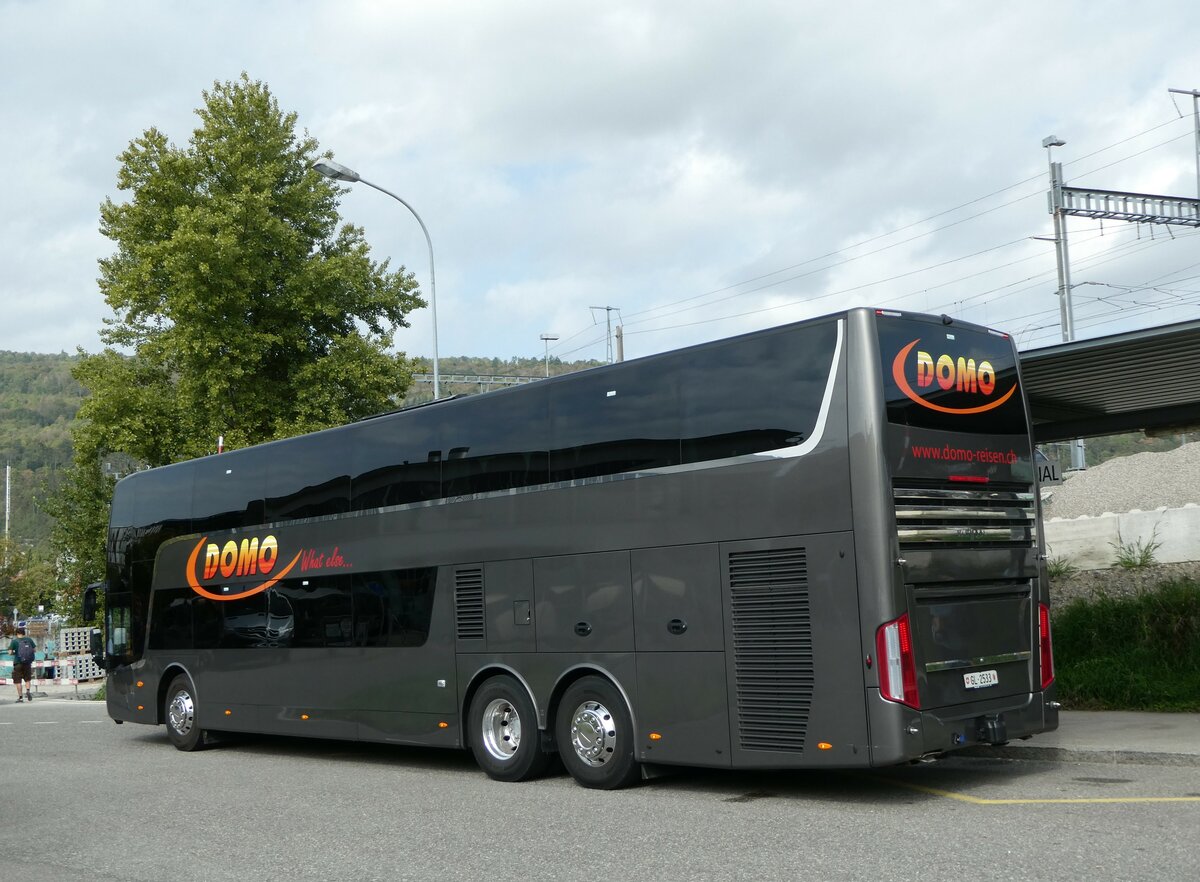 (255'751) - Domo, Glattbrug - GL 2533 - Van Hool am 30. September 2023 in Biel, Car Terminal