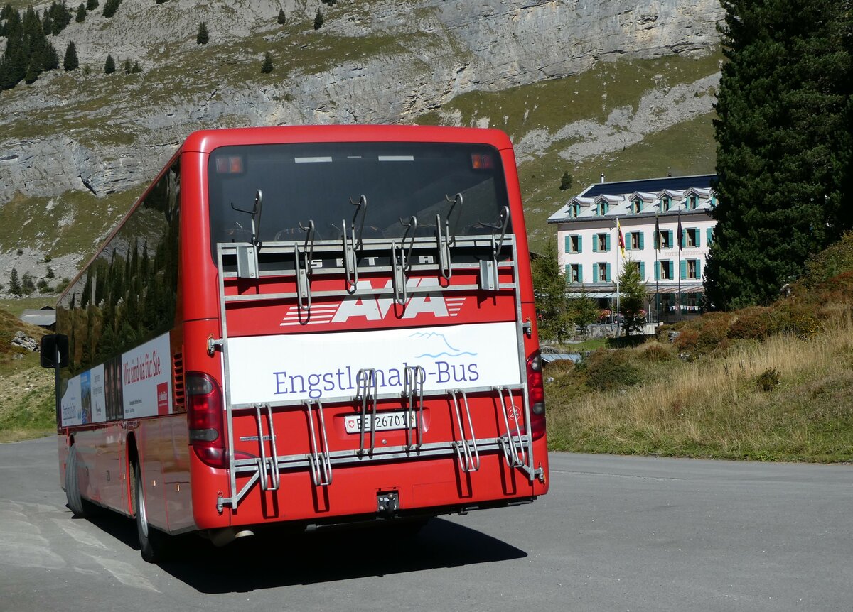 (255'778) - AFA Adelboden - Nr. 24/BE 26'701/PID 10'040 - Setra am 1. Oktober 2023 auf der Engstlenalp (Einsatz: PostAuto fr Engstlenalp-Bus)