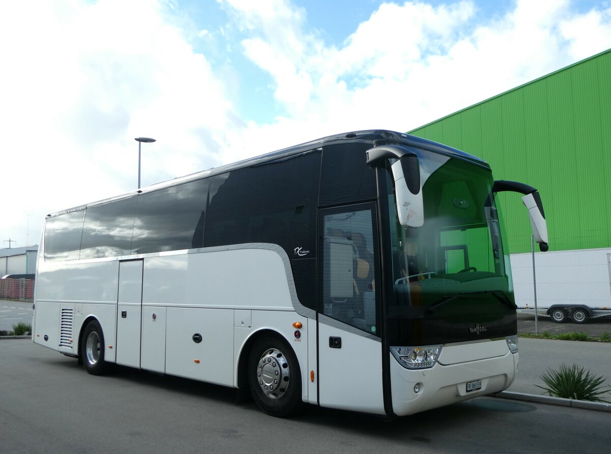 (256'701) - Interbus, Kerzers - FR 386'539 - Van Hool am 5. November 2023 in Kerzers, Interbus