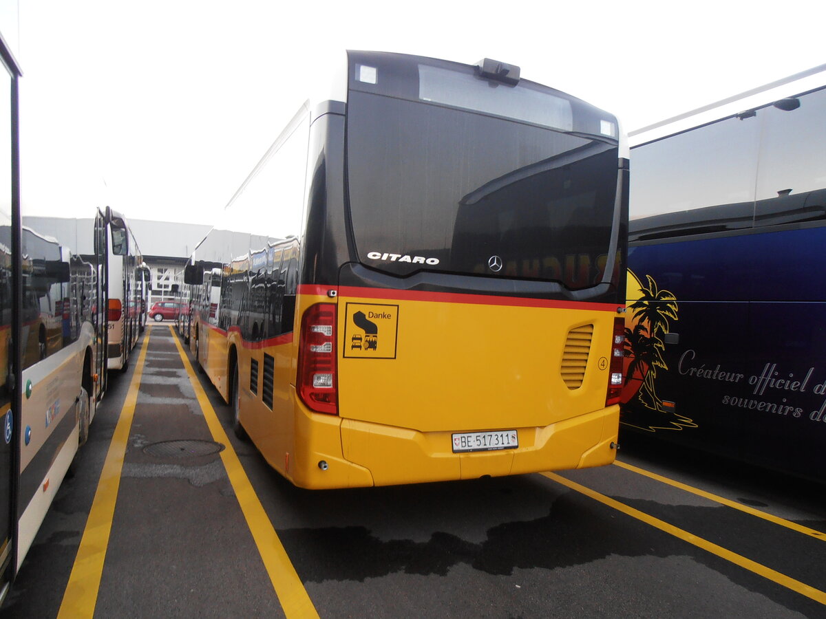 (257'697) - Flck, Brienz - Nr. 4/BE 517'311/PID 10'858 - Mercedes am 16. Dezember 2023 in Winterthur, Daimler Buses