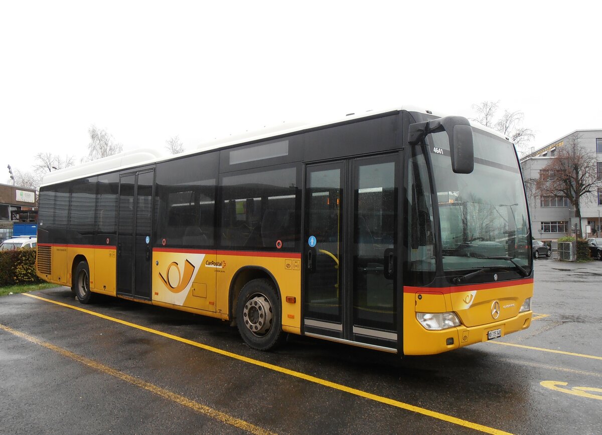 (257'777) - CarPostal Ouest - VD 335'348/PID 4641 - Mercedes am 21. Dezember 2023 in Yverdon, Garage