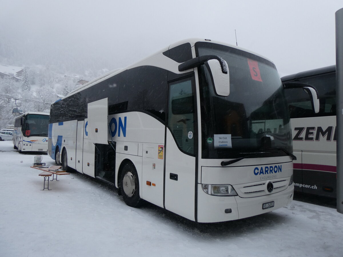 (258'409) - Carron, Fully - VS 24'053 - Mercedes am 6. Januar 2024 in Adelboden, ASB