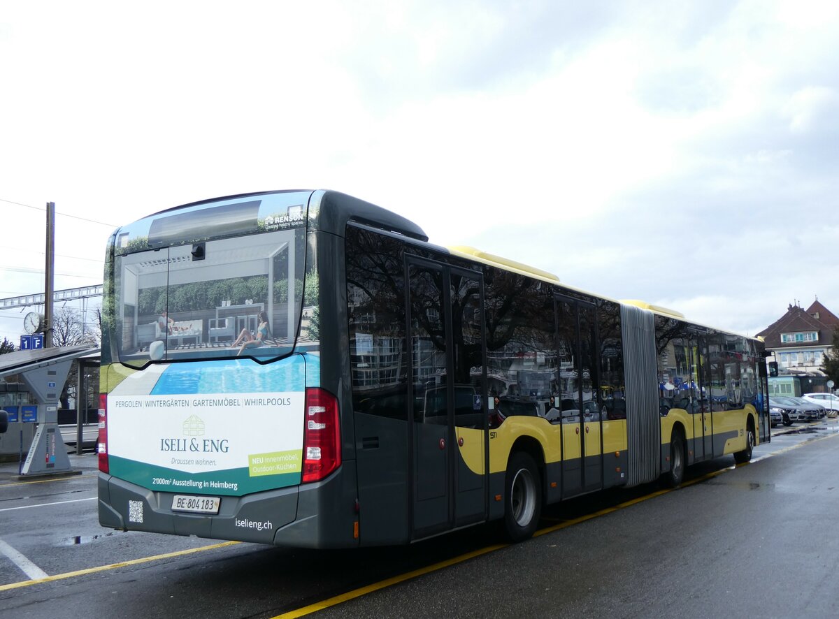 (258'759) - STI Thun - Nr. 183/BE 804'183 - Mercedes am 17. Januar 2024 in Thun, CarTerminal