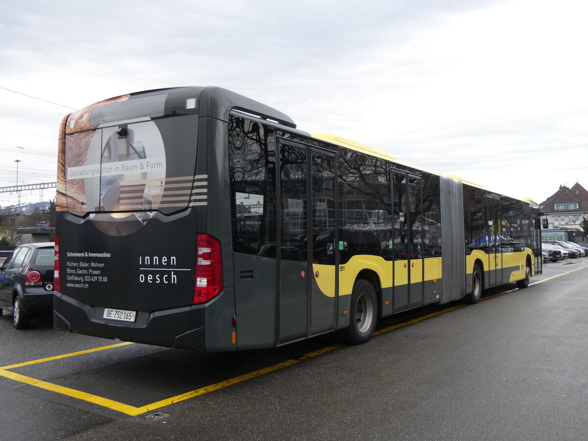 (259'041) - STI Thun - Nr. 165/BE 752'165 - Mercedes am 2. Februar 2024 in Thun, CarTerminal