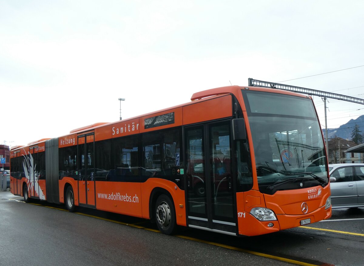 (259'228) - STI Thun - Nr. 171/BE 752'171 - Mercedes am 9. Februar 2024 in Thun, CarTerminal