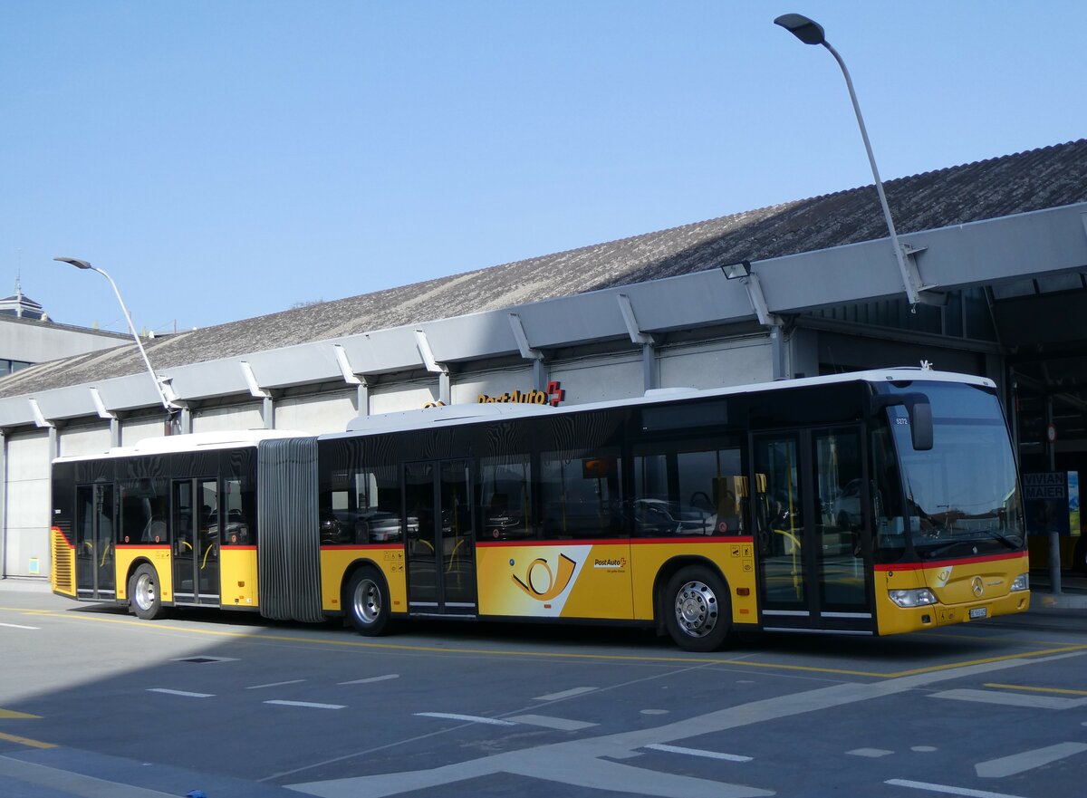 (259'816) - PostAuto Bern - Nr. 5272/BE 560'405/PID 5272 - Mercedes (ex Nr. 636) am 29. Februar 2024 in Bern, Postautostation