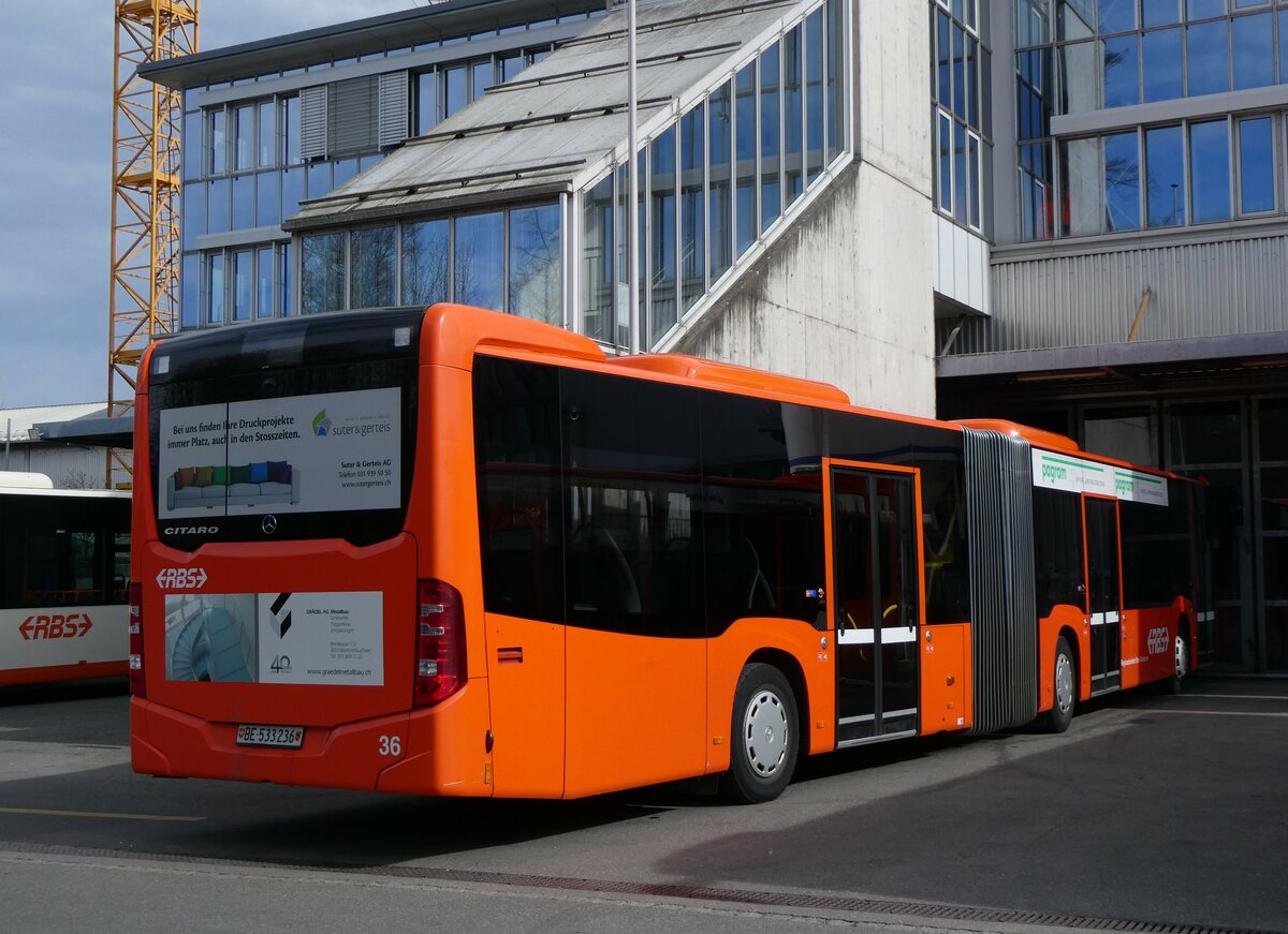 (259'923) - RBS Worblaufen - Nr. 36/BE 533'236 - Mercedes am 3. Mrz 2024 in Worblaufen, Garage