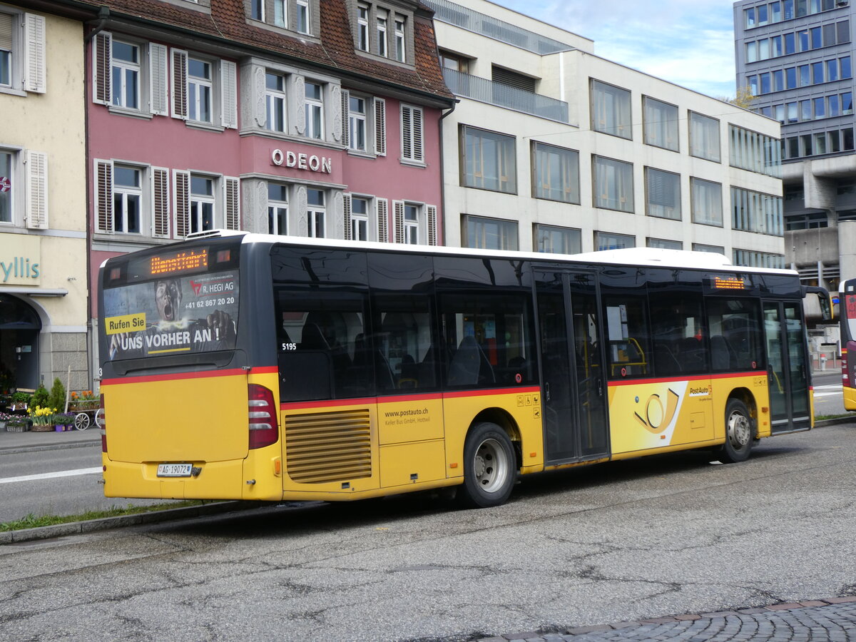 (260'771) - Keller, Hottwil - Nr. 3/AG 19'072/PID 5195 - Mercedes am 28. Mrz 2024 beim Bahnhof Brugg