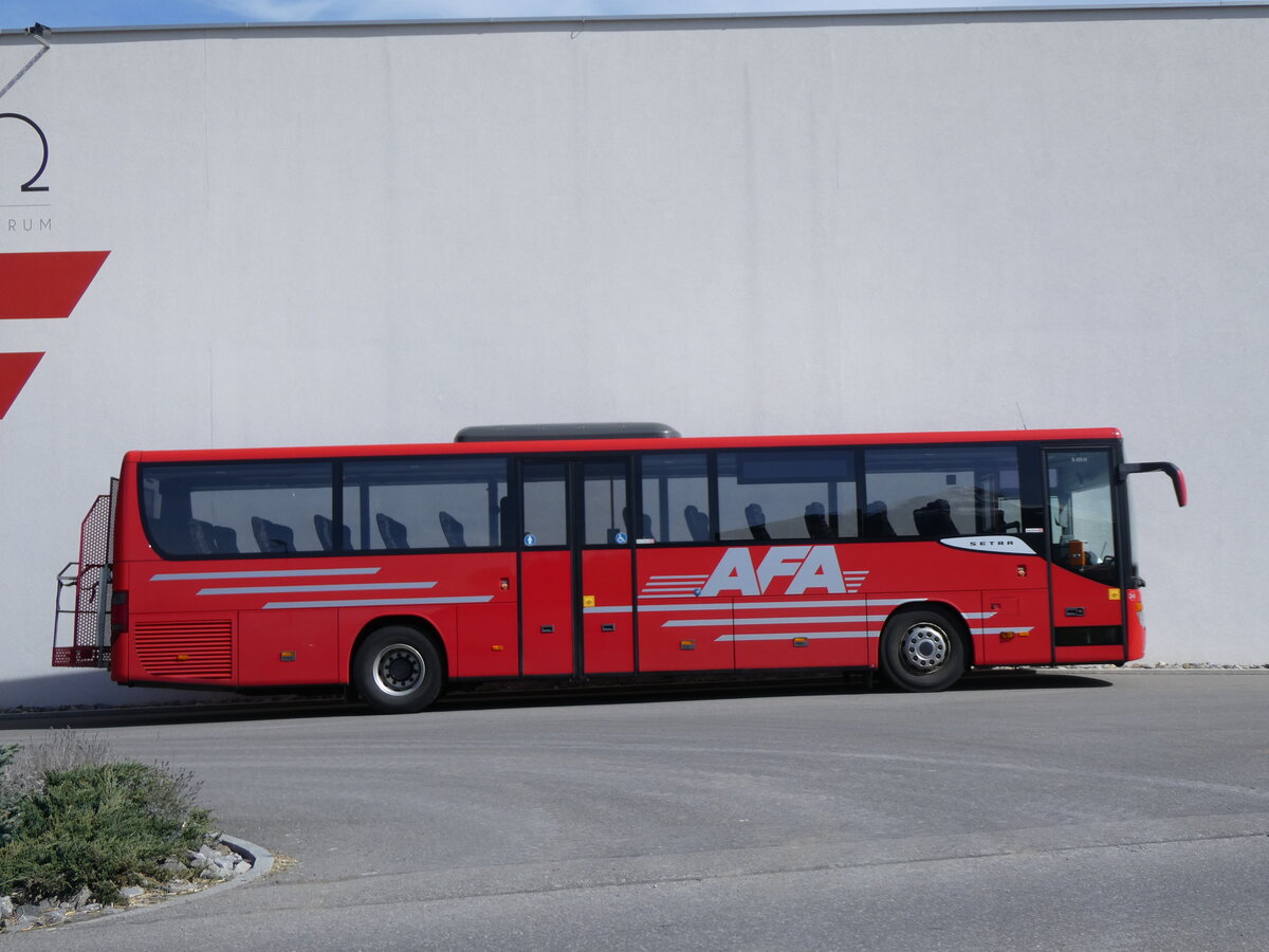 (260'998) - AFA Adelboden - Nr. 24/BE 26'701 - Setra am 5. April 2024 in Frutigen, Garage