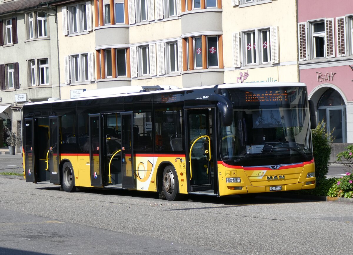 (262'299) - Voegtlin-Meyer, Brugg - Nr. 132/AG 30'579/PID 10'334 - MAN am 12. Mai 2024 beim Bahnhof Brugg