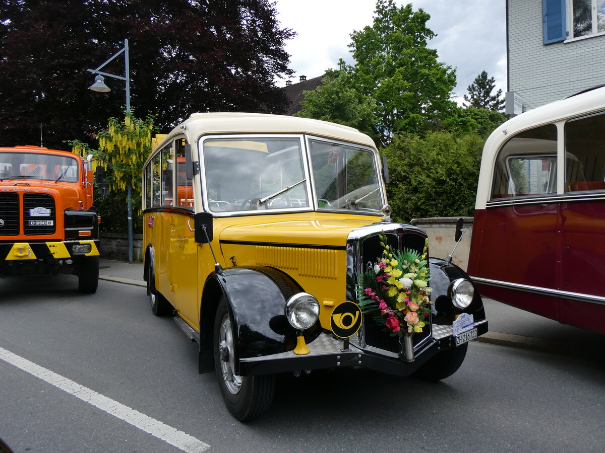 (262'688) - Moser, Schnenberg - ZH 216'722 - Berna/Hess (ex Barenco, Faido) am 18. Mai 2024 in Sarnen, OiO