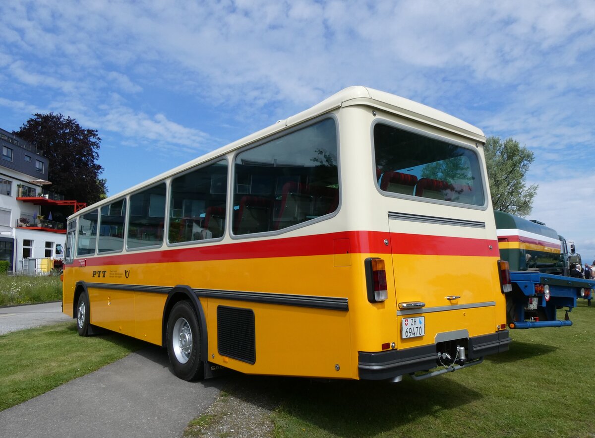 (262'953) - Oldtimer Garage, Hri - ZH 69'470 - Saurer/R&J (ex Breu, Berneck; ex Matt, FL-Mauren Nr. 19; ex P 24'356) am 25. Mai 2024 in Arbon, Arbon Classics