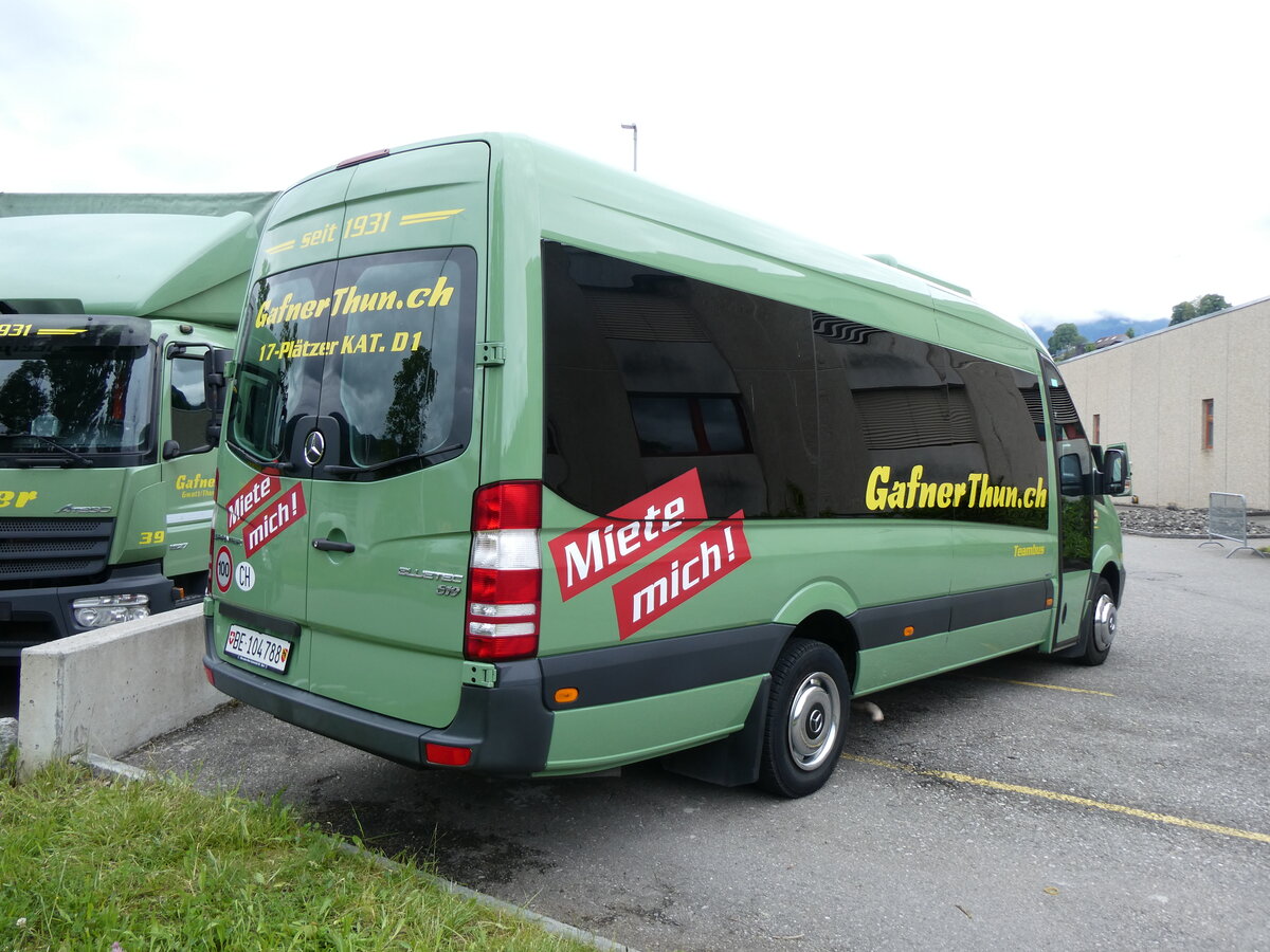 (263'313) - Gafner, Gwatt - Nr. 104/BE 104'788 - Mercedes am 1. Juni 2024 in Gwatt, Garage