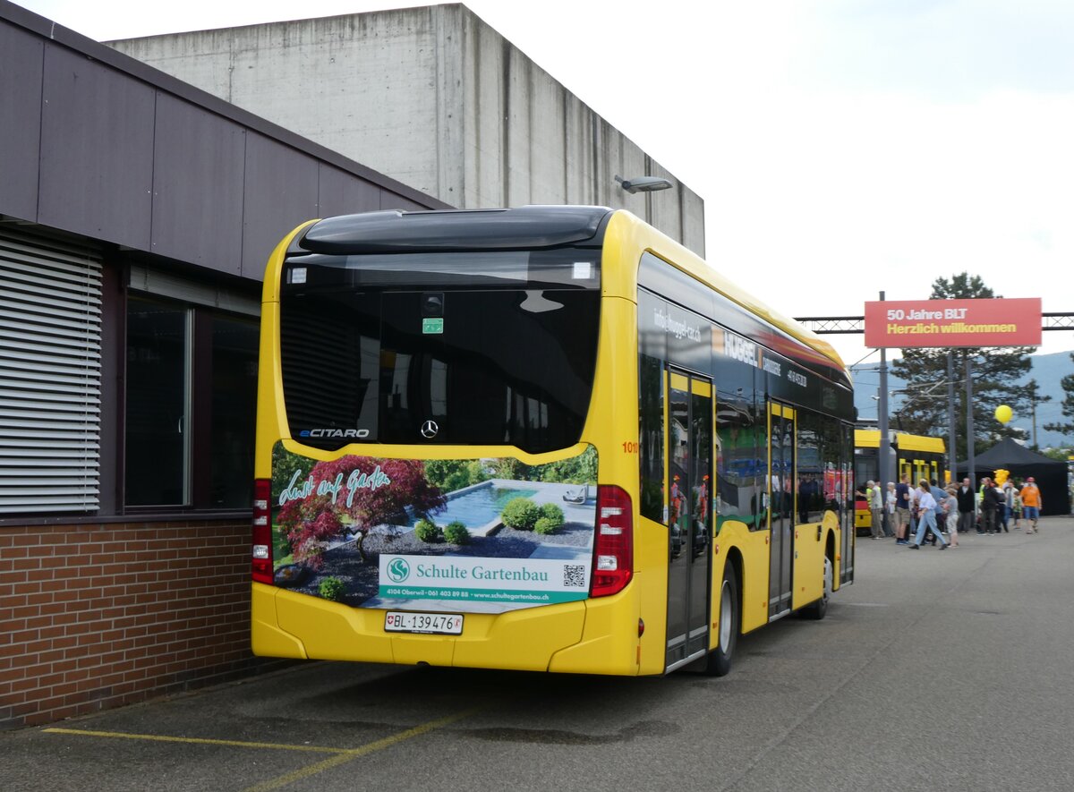 (263'466) - BLT Oberwil - Nr. 1010/BL 139'476 - eMercedes am 8. Juni 2024 in Oberwil, Depot Hslimatt