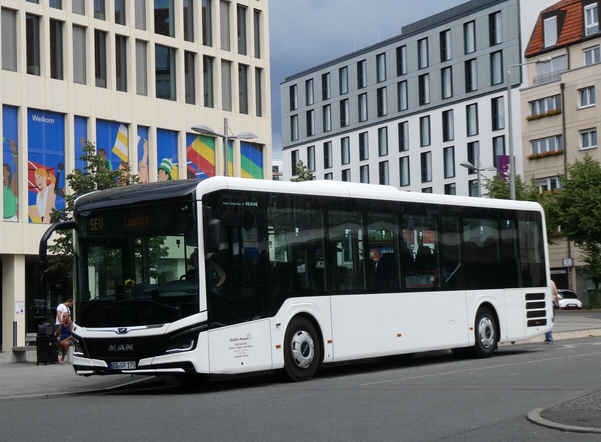 (264'633) - Geissler, Eilenburg - EB-GR 175 - MAN am 10. Juli 2024 beim Hauptbahnhof Leipzig