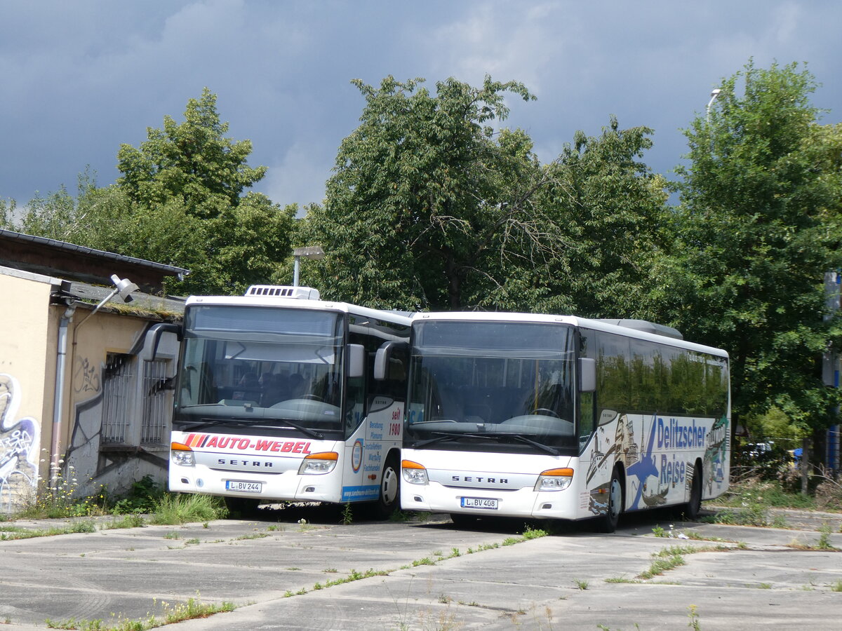 (264'692) - Auto-Webel, Delitzsch - L-BV 408 - Setra am 11. Juli 2024 in Leipzig, Garage