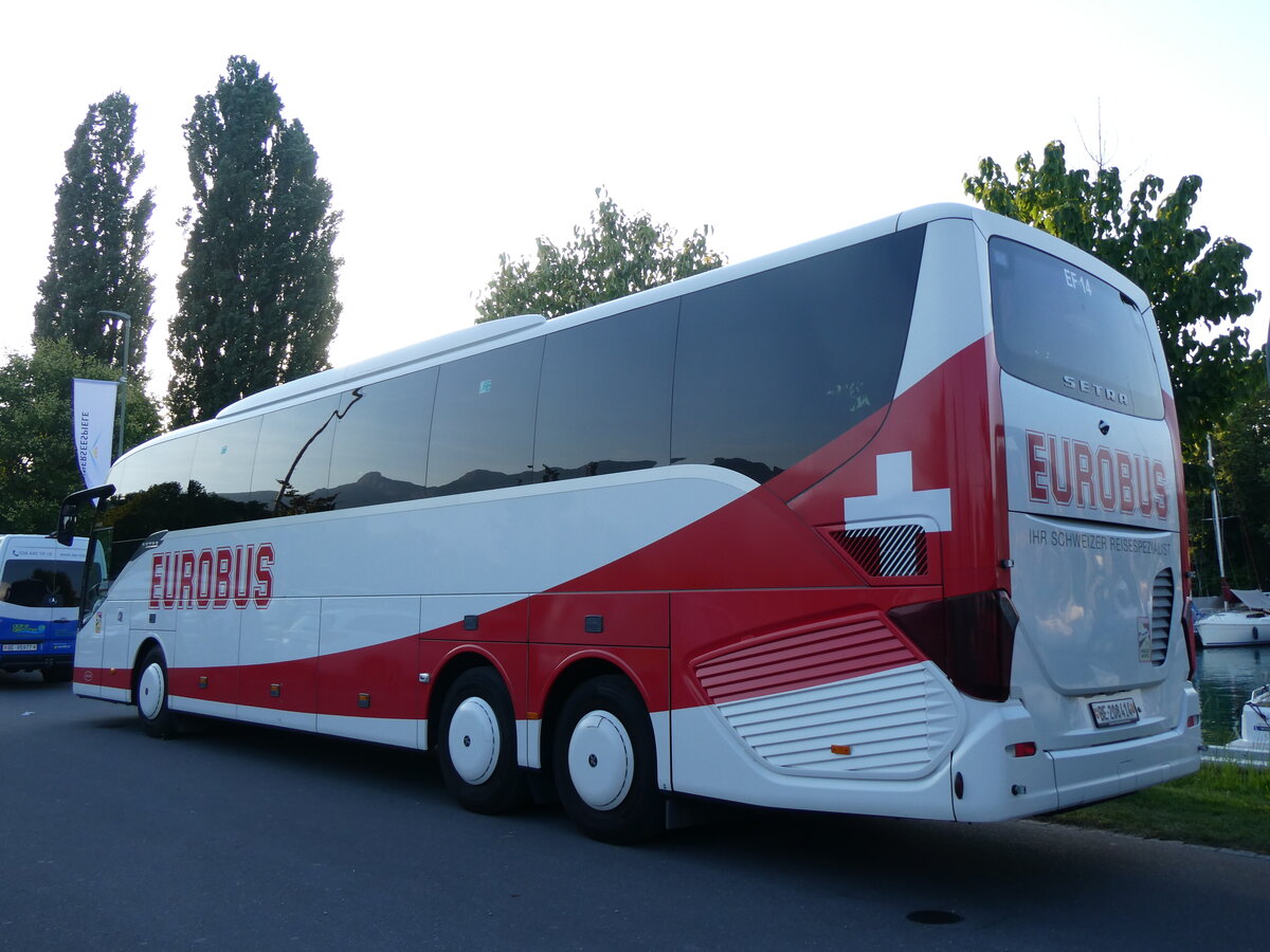 (265'083) - Funi-Car, Biel - Nr. 14/BE 208'414 - Setra am 27. Juli 2024 in Thun, Strandbad