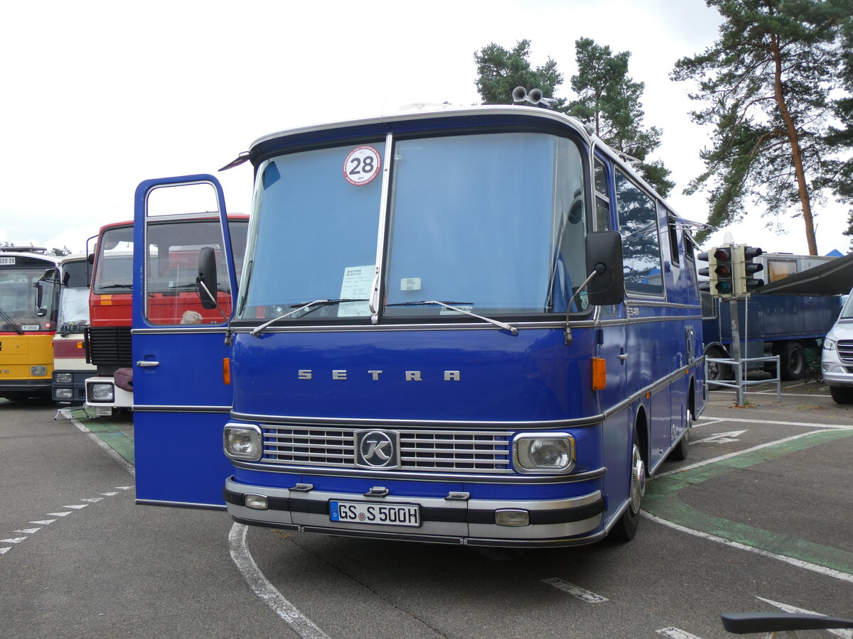 (265'823) - Aus Deutschland: Schulz, Goslar - GS-S 500H - Setra am 17. August 2024 in Neuhausen, Langriet