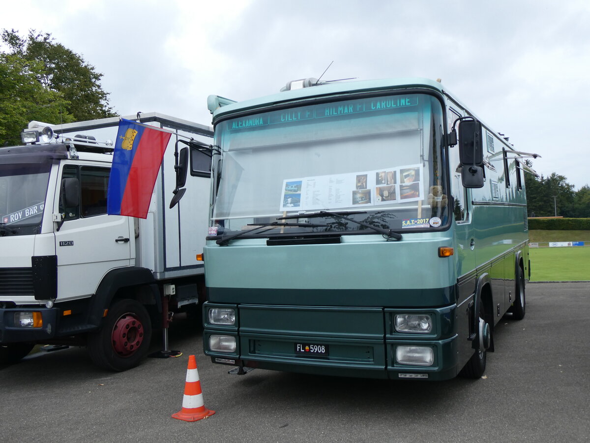 (265'884) - Aus Liechtenstein: Marxer, Schaan - FL 5908 - Magirus-Deutz am 17. August 2024 in Neuhausen, Langriet