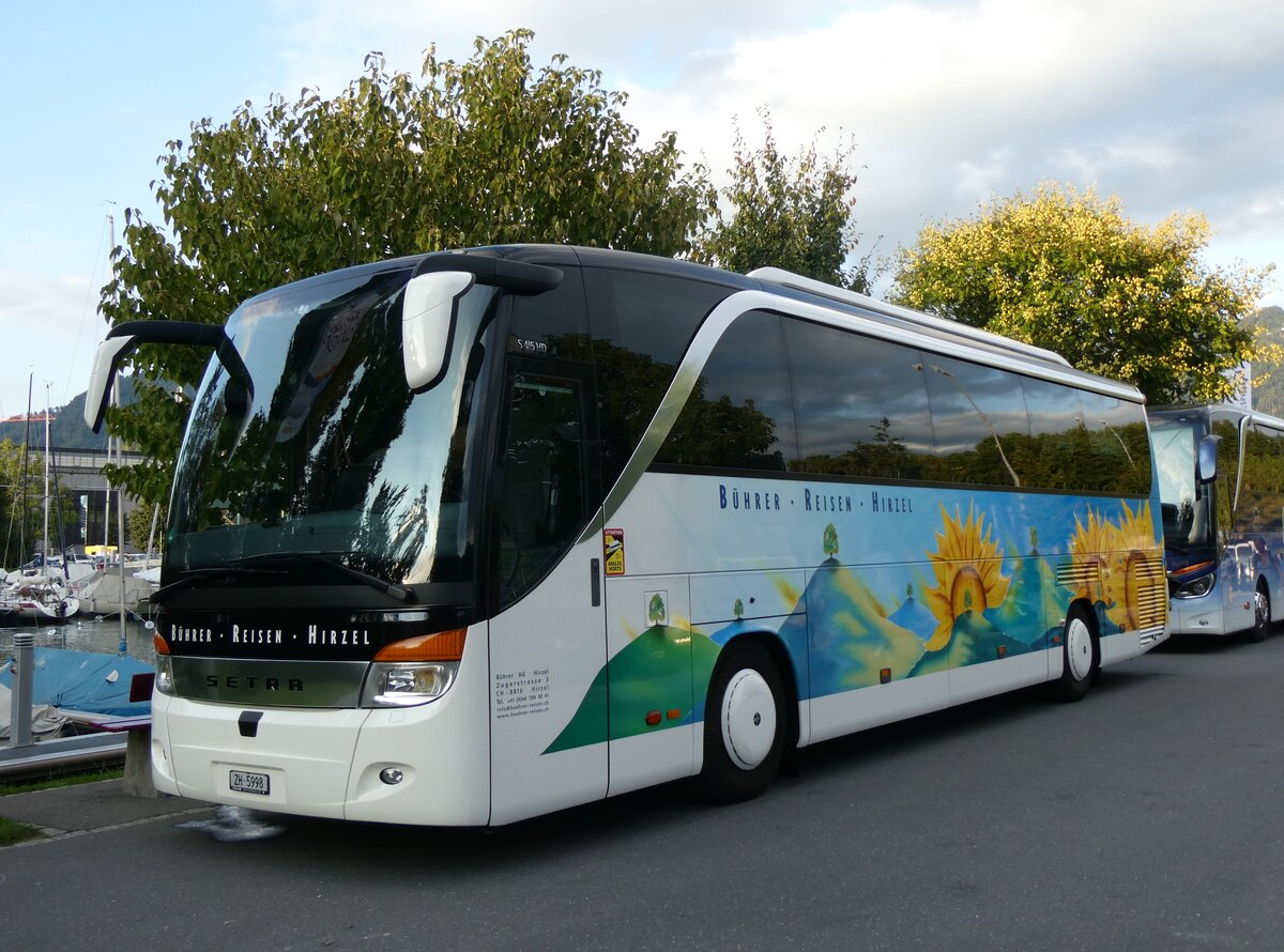 (266'082) - Bhrer, Hirzel - ZH 5998 - Setra am 20. August 2024 in Thun, Strandbad