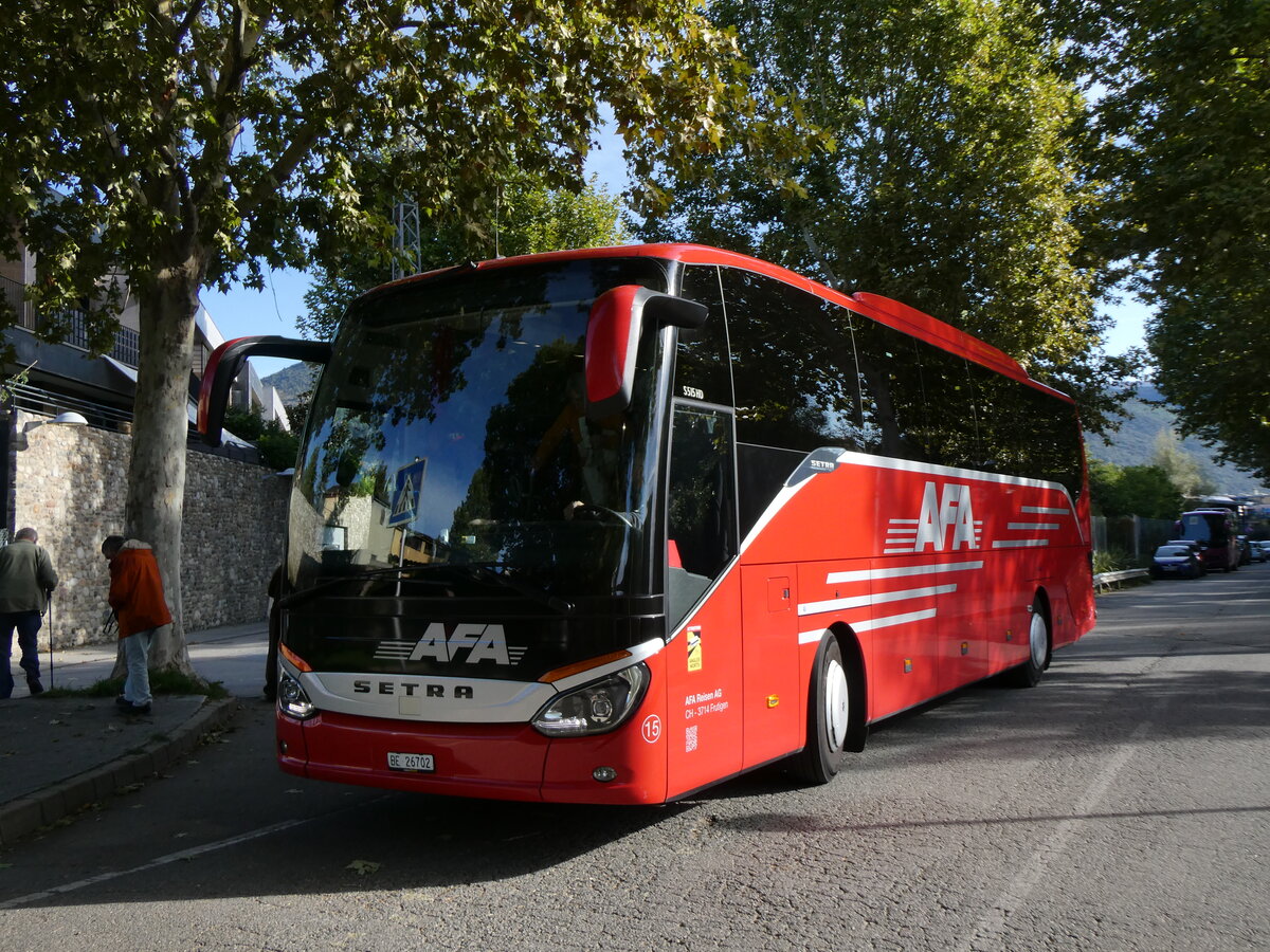 (267'086) - Aus der Schweiz: AFA Adelboden - Nr. 15/BE 26'702 am 17. September 2024 in Seu d'Urgell