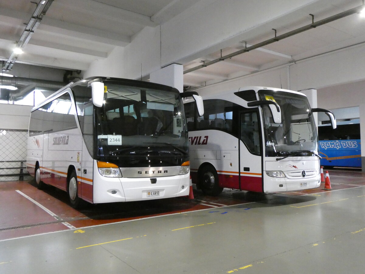 (267'299) - Soldevila, Escaldes-Engordany - L4612 - Setra am 19. September 2024 in Andorra la Vella, Carparkhaus