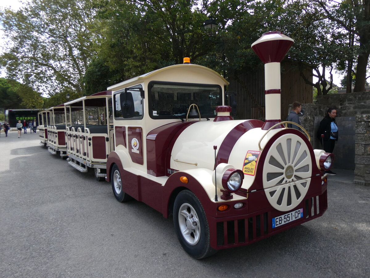 (267'357) - Le Petit Train, Carcassonne - EB 551 CP - am 20. September 2024 in Carcassonne, Cit Mdivale