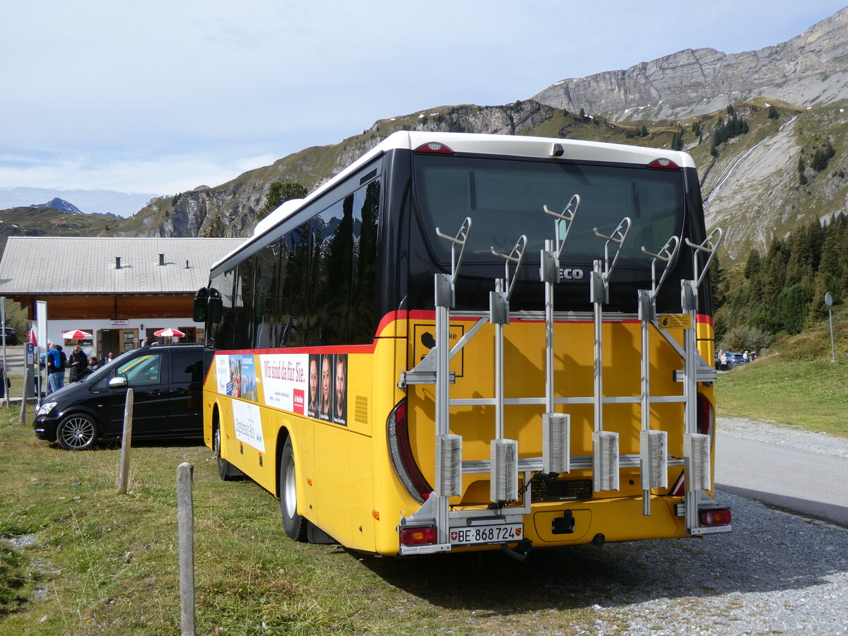 (267'459) - Flck, Brienz - Nr. 24/BE 868'724/PID 11'593 - Iveco am 22. September 2024 auf der Engstlenalp (Einsatz Engstlenalp-Bus)