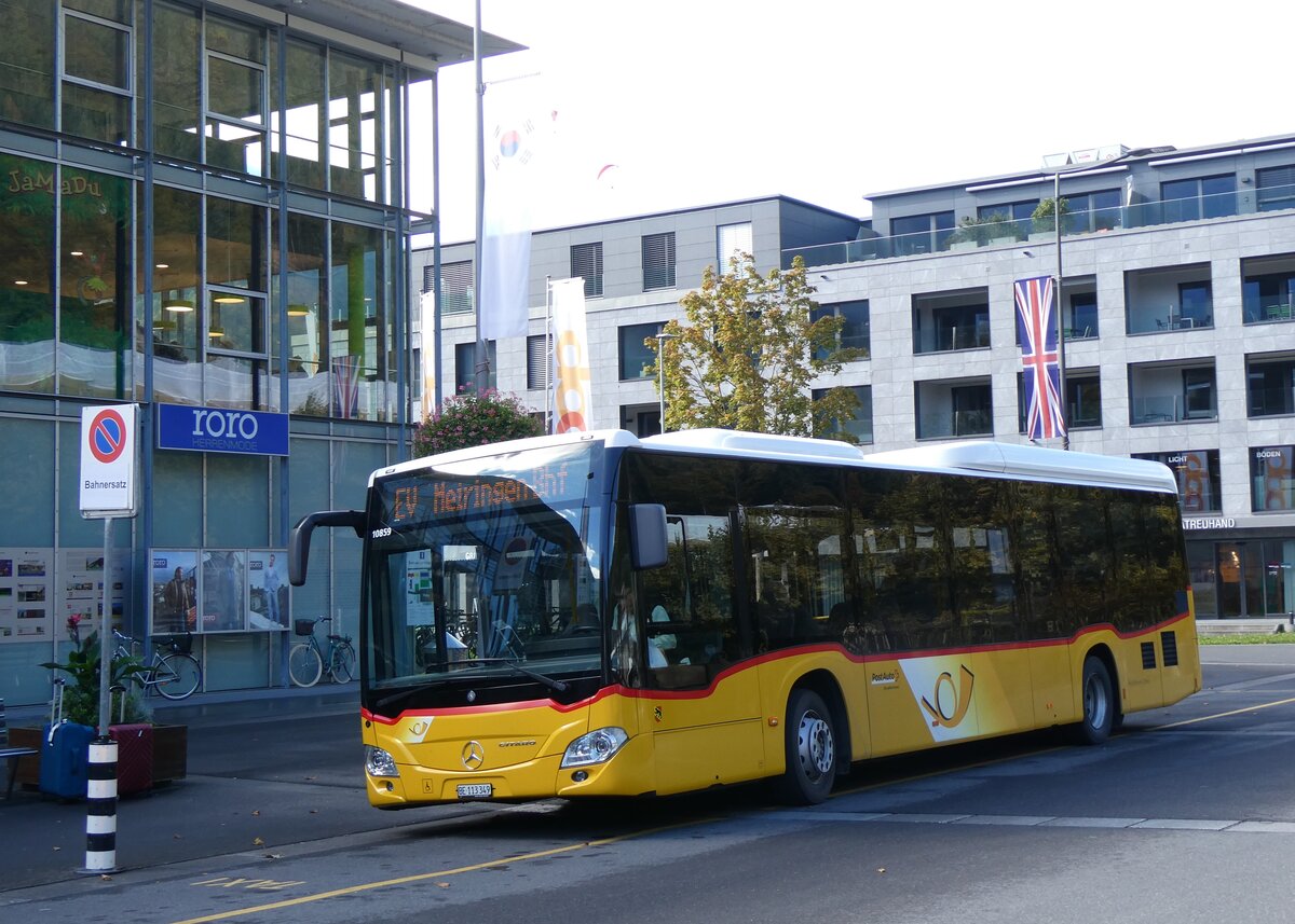 (267'807) - Flck, Brienz - Nr. 5/BE 113'349/PID 10'859 - Mercedes am 7. Oktober 2024 beim Bahnhof Interlaken Ost