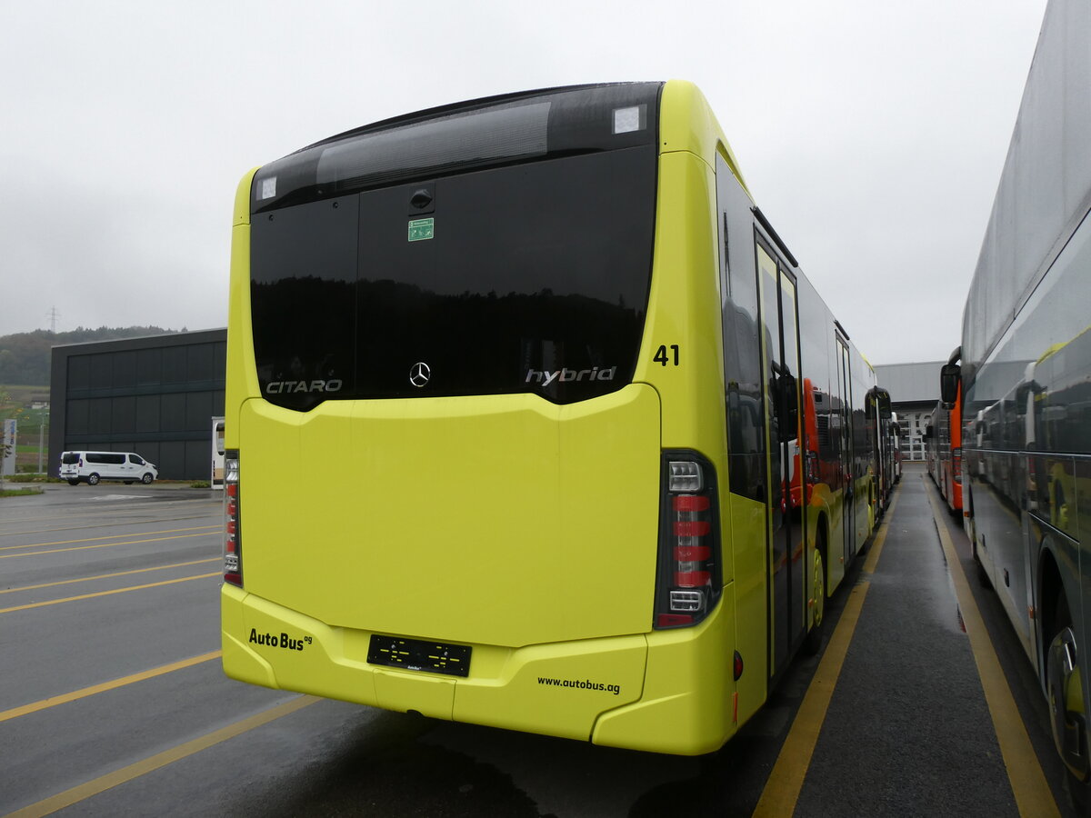 (268'312) - AAGL Liestal - Nr. 41 - Mercedes am 20. Oktober 2024 in Winterthur, Daimler Buses