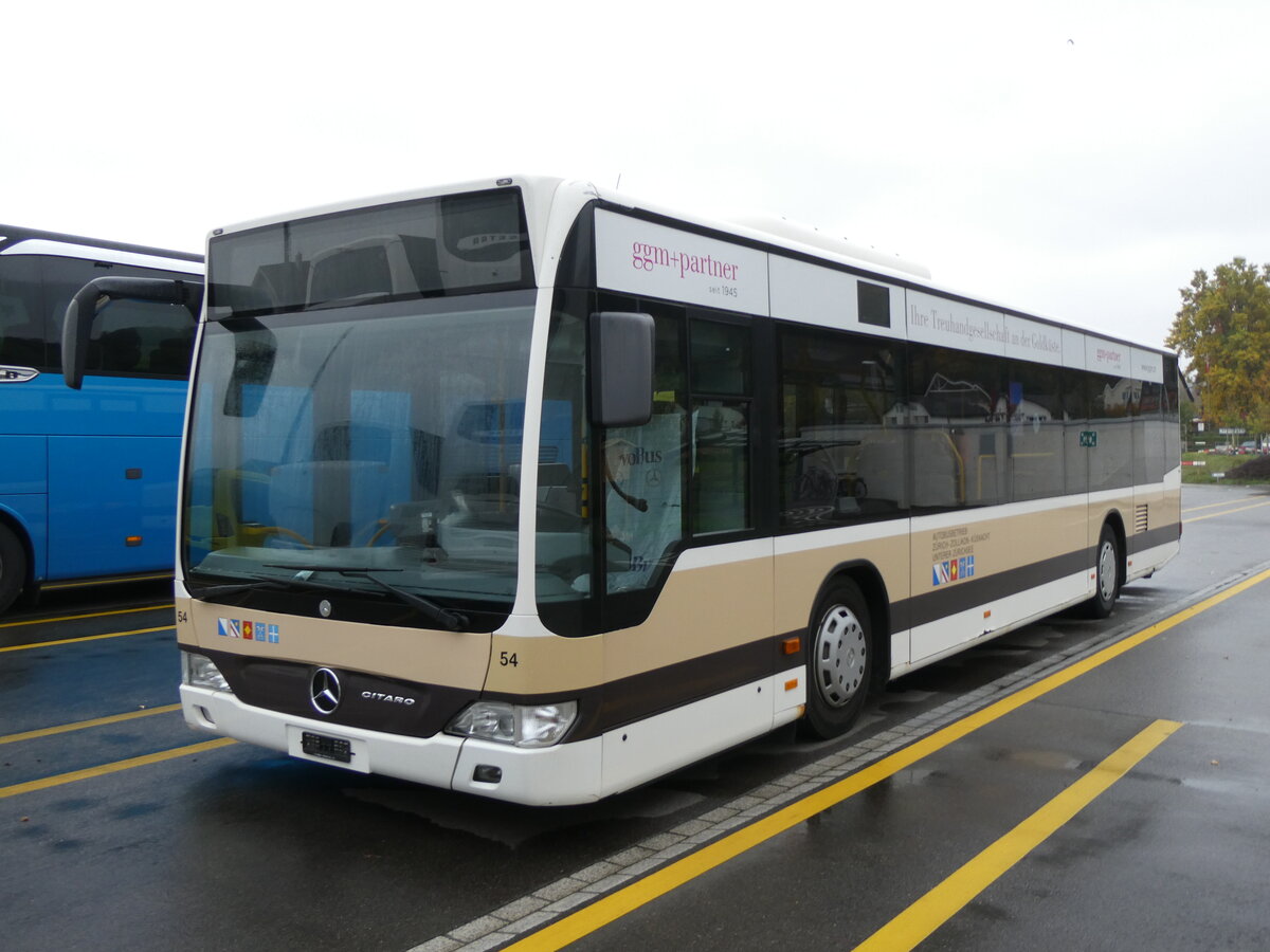 (268'322) - AZZK Zollikon - Nr. 54 - Mercedes am 20. Oktober 2024 in Winterthur, Daimler Buses