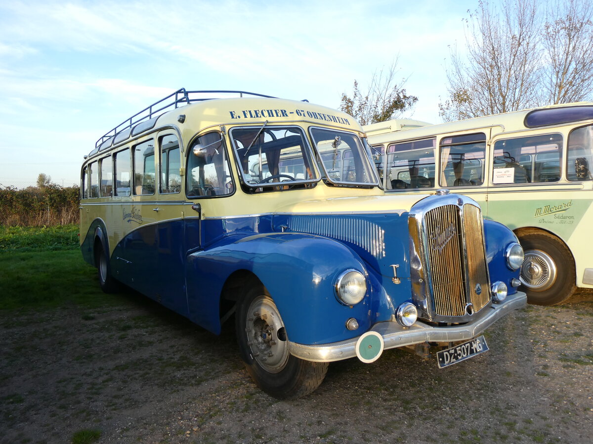 (268'455) - Flecher, Ohnenheim - DZ 507 MG - Saurer/Di Rosa am 25. Oktober 2024 in Kintzheim, Cigoland