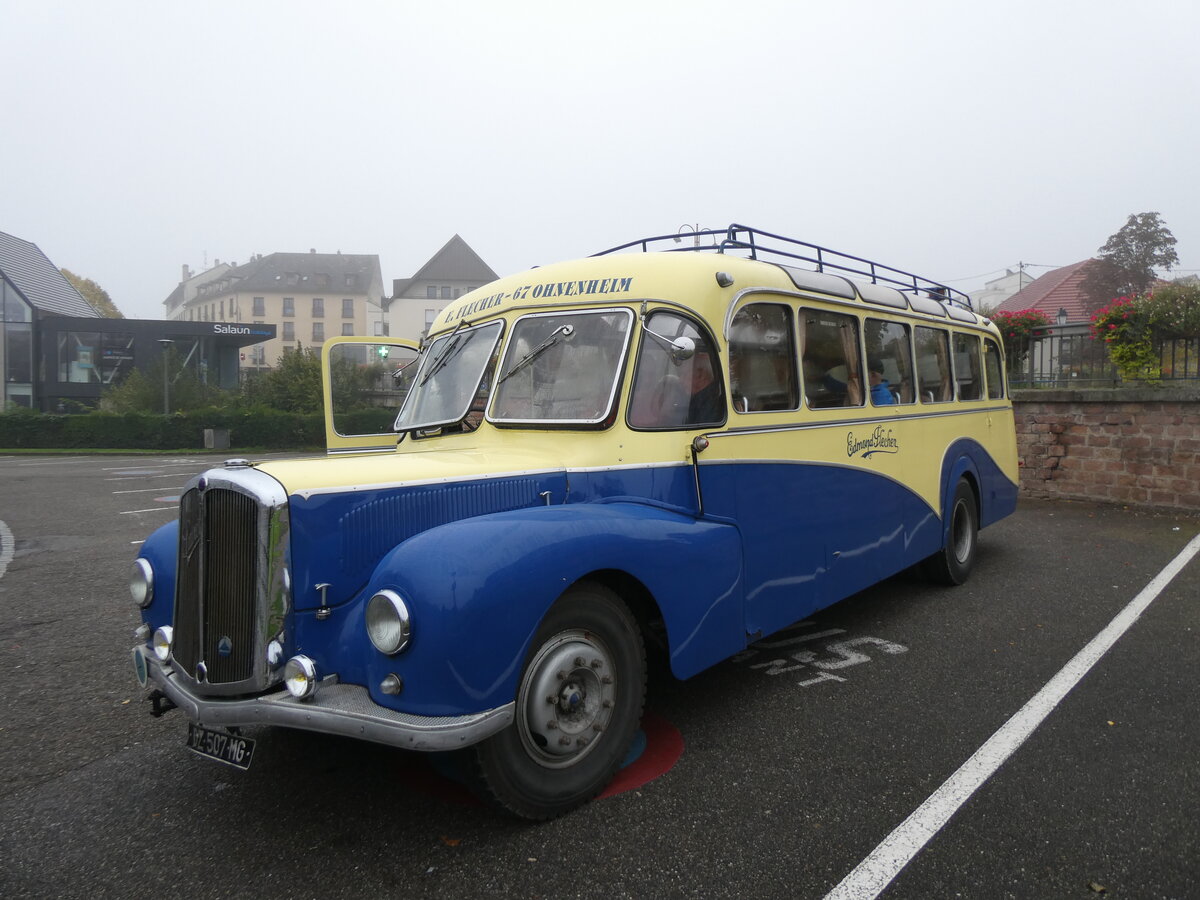 (268'531) - Flecher, Ohnenheim - DZ 507 MG - Saurer/Di Rosa am 26. Oktober 2024 in Ribeauvill, Parkplatz