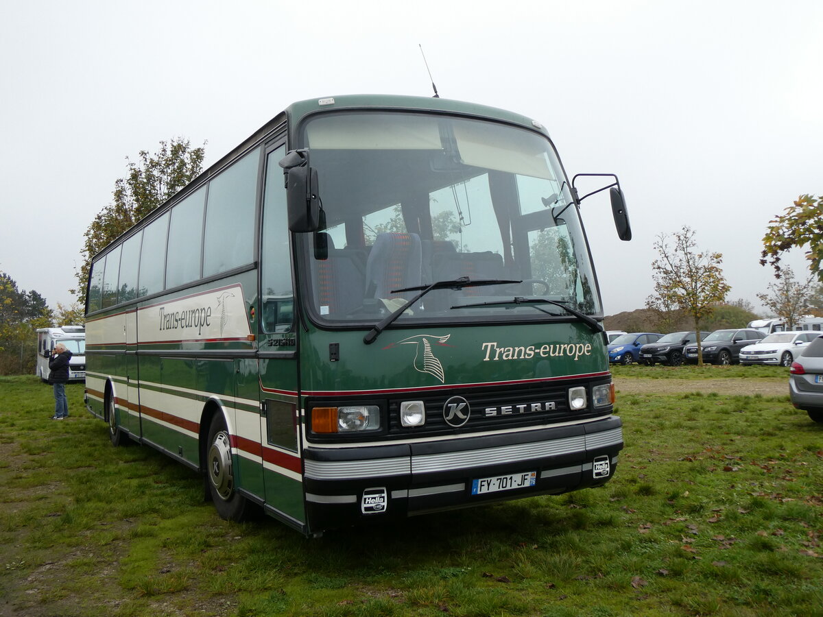 (268'576) - Trans-europe - FY 701 JF - Setra am 26. Oktober 2024 in Kintzheim, Cigoland