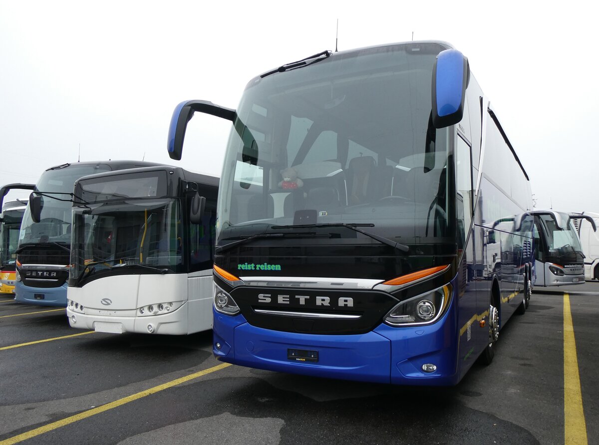 (269'102) - Reist, Gutenburg - (BE 102'827) - Setra am 10. November 2024 in Kerzers, Interbus