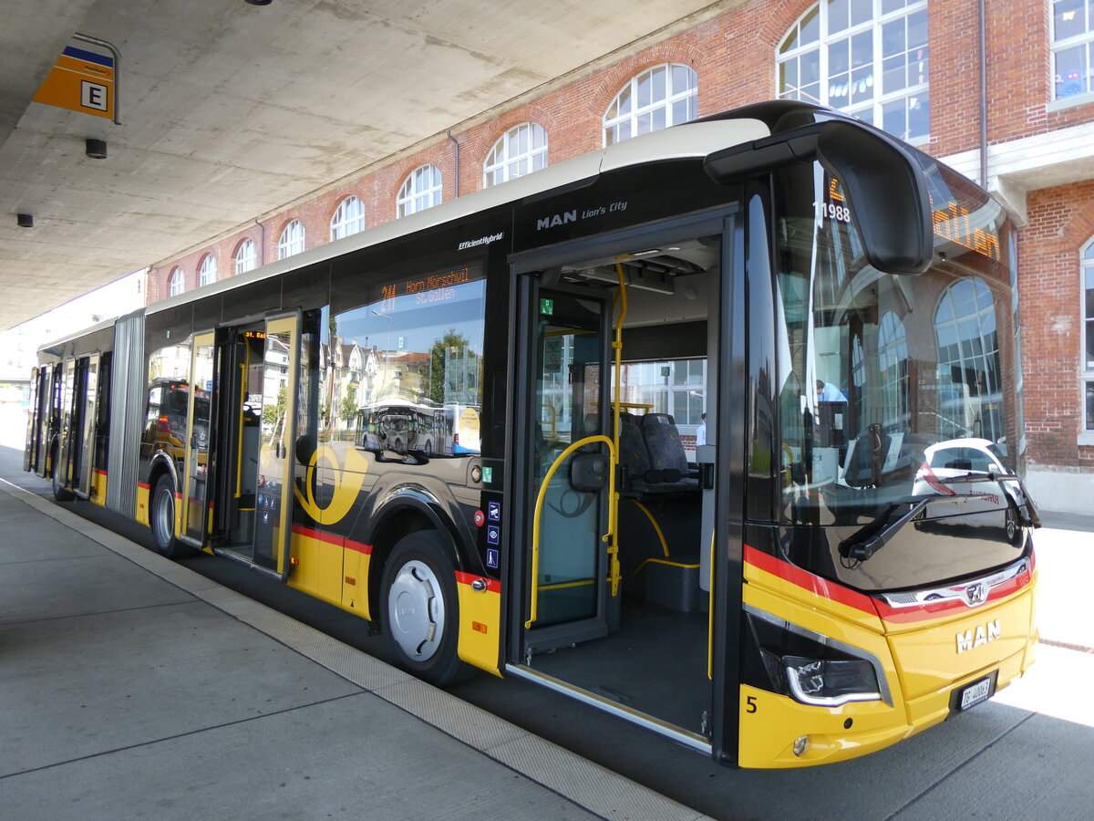 (276'853) - Eurobus, Arbon - Nr. 5/TG 40'063/PID 11'988 - MAN am 17. Juni 2025 in Arbon, Bushof