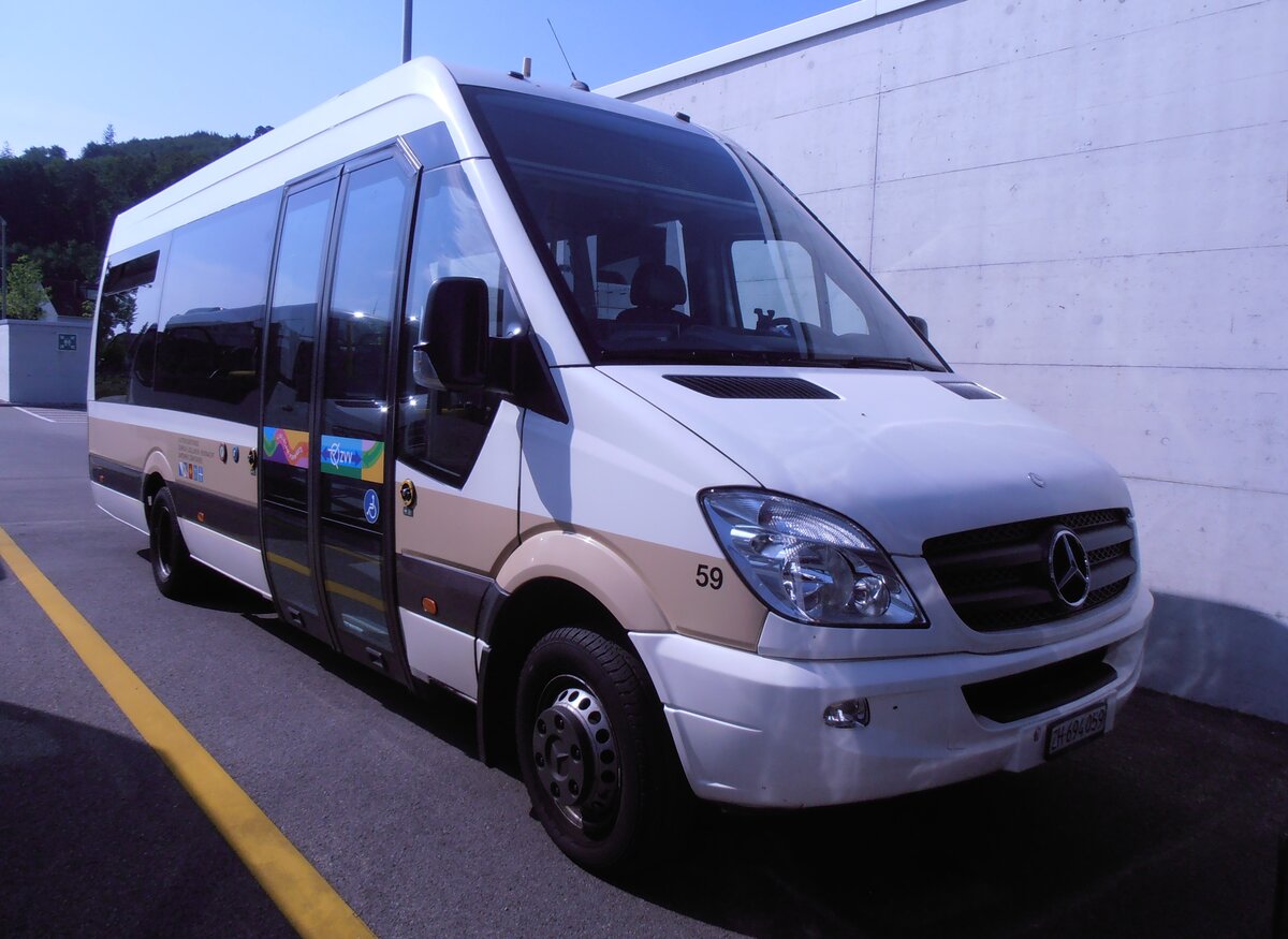 (277'556) - AZZK Zollikon - Nr. 59/ZH 694'059 - Mercedes am 5. Juli 2025 in Winterthur, Daimler Buses 