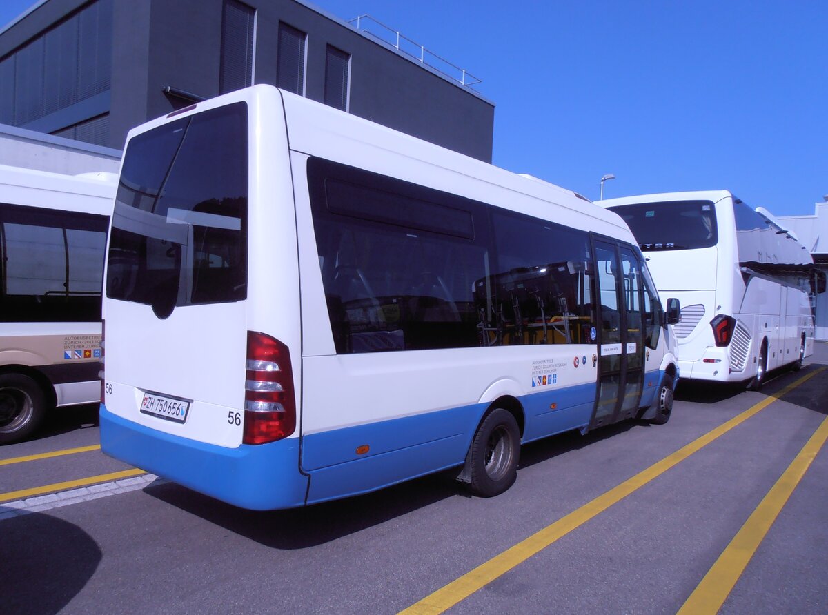 (277'559) - AZZK Zollikon - Nr. 56/ZH 750'656 - Mercedes am 5. Juli 2025 in Winterthur, Daimler Buses