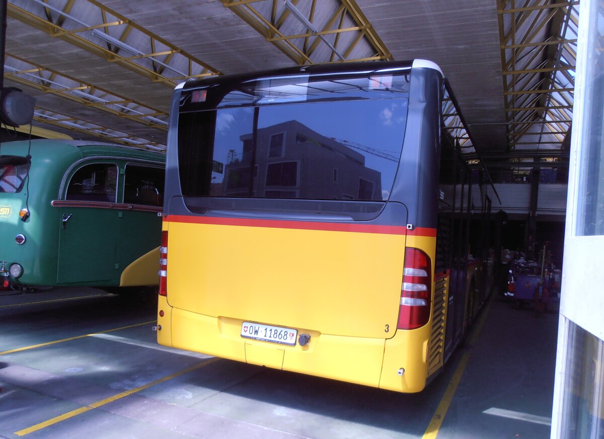 (277'730) - Hfliger, Sursee - Nr. 3/OW 11'868/PID 5557 - Mercedes am 9. Juli 2025 in Thun, Garage STI (Einsatz PostAuto)