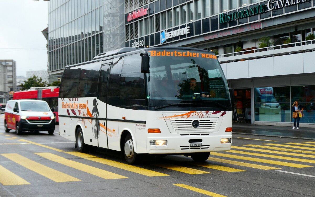 (279'255) - Badertscher, Bern - BE 158'691 - Mercedes/Auwrter am 21. August 2025 beim Bahnhof Bern