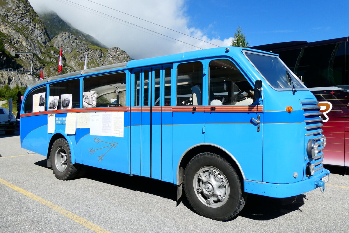 (279'290) - Theytaz, Sion - VS 1300 - Saurer/Mudry am 23. August 2025 in Dixence, Le Chargeur