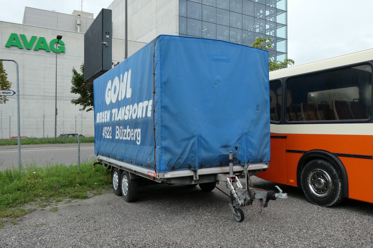 (279'828) - Gohl, Herzogenbuchsee - BE 596'361 - Tanner Gepckanhnger am 2. September 2025 in Thun, Kleine Allmend