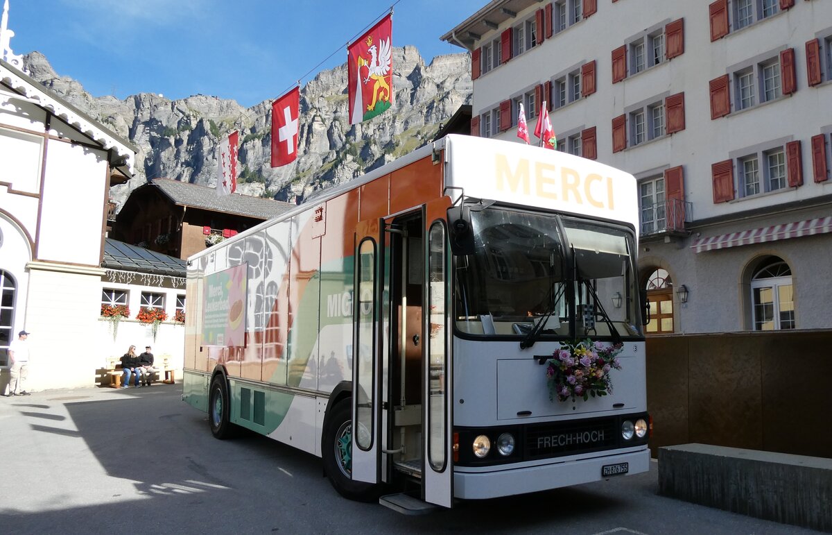 (279'941) - Migros, Zrich - Nr. 3/ZH 876'755 - NAW/FHS am 6. September 2025 in Leukerbad, Dorfplatz