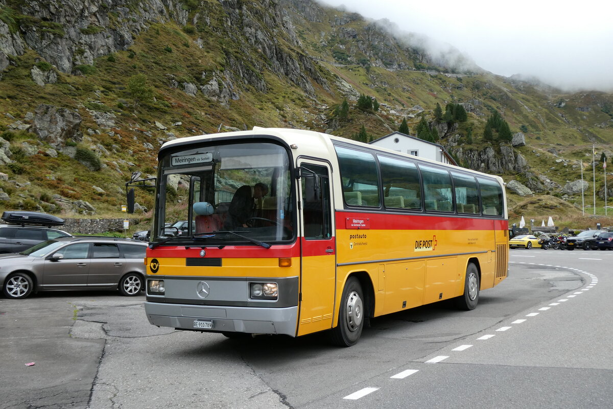 (280'284) - Buzzi, Bern - BE 910'789 - Mercedes (ex Mattli, Wassen/PID 2295) am 10. September 2025 in Susten, Steingletscher