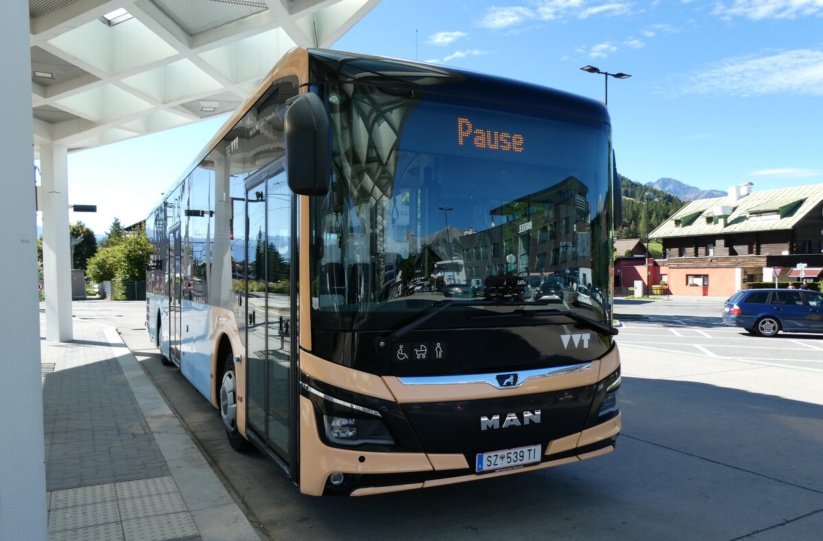 (280'524) - Breuss, Rankweil - Nr. 539/SZ 539 TI - MAN am 18. September 2025 beim Bahnhof Seefeld